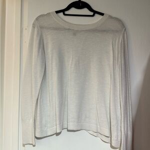 Banana Republic White Knit Sweater